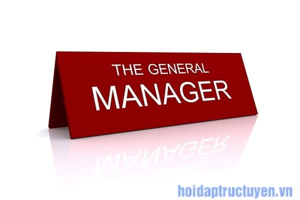 General manager là gì