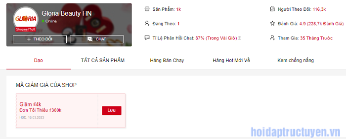 Shop mỹ phẩm uy tín