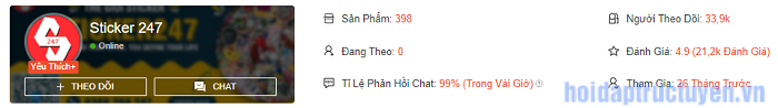 7 Shop bán Sticker đẹp, rẻ trên Shopee 