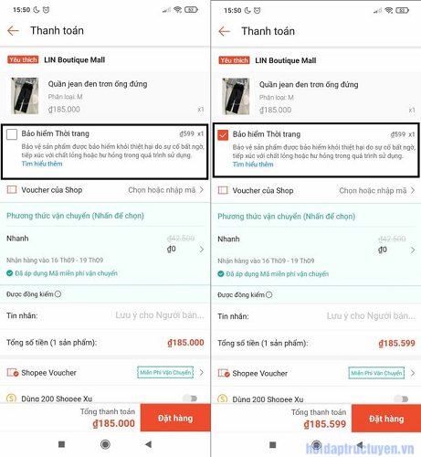 Liệu có nên mua bảo hiểm Thời trang trên Shopee không