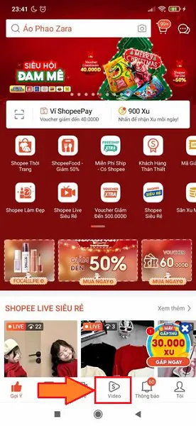 Làm thế nào để mua hàng trên Shopee Video nhận mã khủng