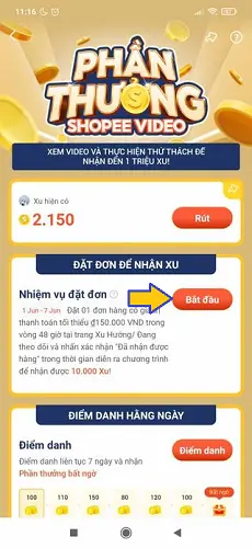 Tham gia đặt đơn Shopee Video nhận 40K Xu