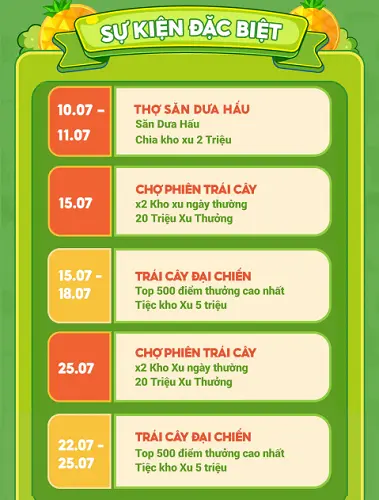 game Shopee Thả Trái Cây