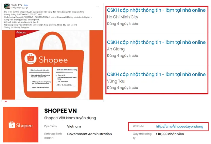 nhận biết Shopee lừa đảo quà tặng, trúng thưởng