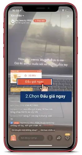 Đấu giá trên Shopee Live là gì