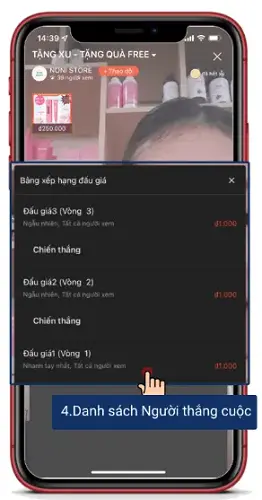 Đấu giá trên Shopee Live là gì